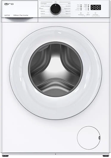 Lavadora URO 7 Kg 1200 rpm Clase A Vapor Inverter