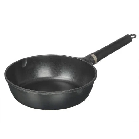 Wok de aluminio inducción 29 cm negro